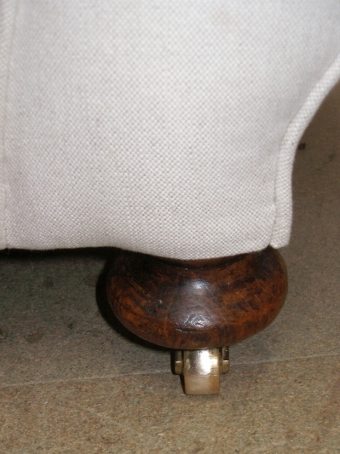 Antique Edwardian 2str drop arm sofa - SOLD