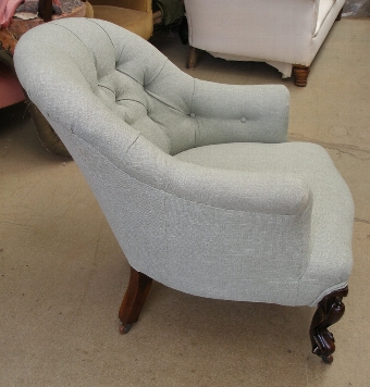Antique Victorian deep buttoned armchair - SOLD