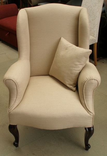 SOLD-19th Century winged Armchair