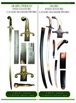 Antique Cavalry Swords of the World – A Price Guide for Collectors – Full Colour Book for Collectors