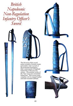 Antique British Napoleonic Infantry Swords Part Two – Full Colour Booklet for the Collector