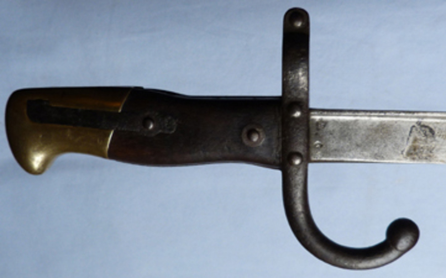 Antique French Model 1874 Gras Bayonet & Scabbard