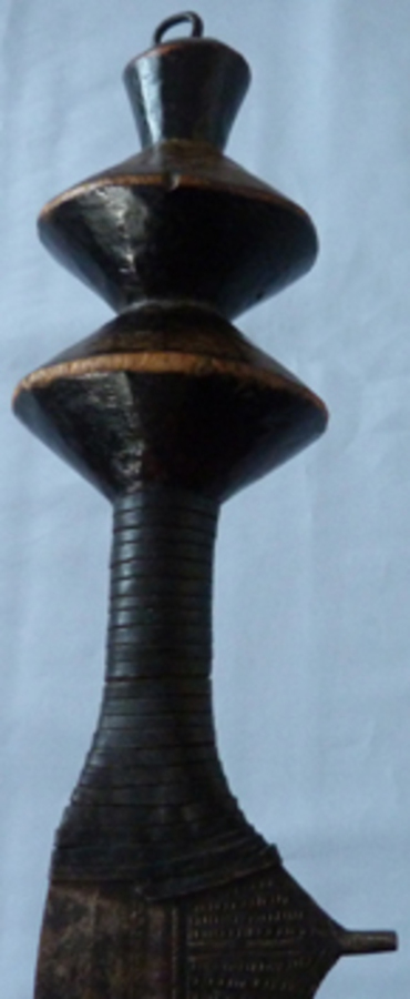 Antique C.1900’s African Mangbetu Curved Sword