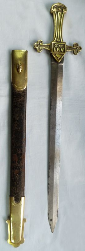 British 1856 Pattern Bandsman’s Sword – Lanarkshire Rifle Volunteers