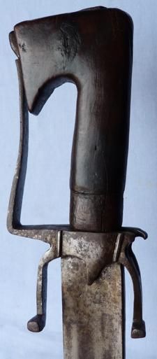 Early 19th Century North African Nimcha Broadsword with 17th/18th Century European Blade