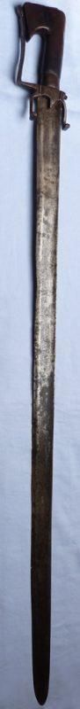 Antique Early 19th Century North African Nimcha Broadsword with 17th/18th Century European Blade