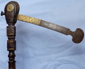 Antique Late-19th Century African Tribal Ceremonial Axe