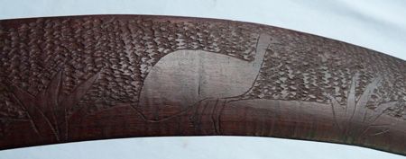 Antique Large C.1920 Australian Aboriginal Boomerang