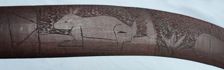 Antique Large C.1920 Australian Aboriginal Boomerang