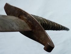 Antique Massive Spanish 19th Century Hunting/Fighting Knife – Horn Handled
