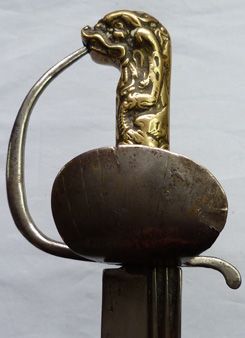 C.1690 English Dog-Head Naval Seaman’s Cutlass Sword