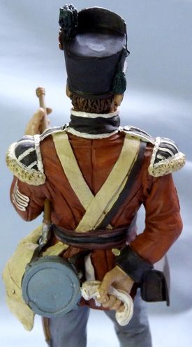 Antique British Army Napoleonic Rifle Regiment Model Figure