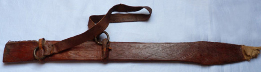 Antique Antique/Vintage Sudanese Kaskara Sword Scabbard
