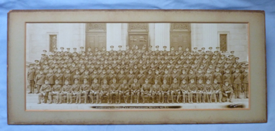 Antique Large Original Dated 1916 Canadian Army Regimental Photograph