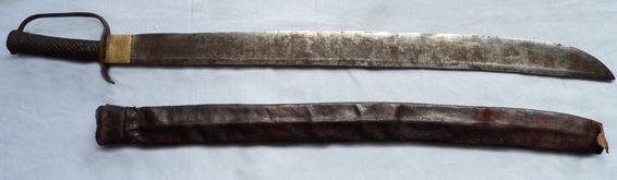 Antique C.1790 Spanish Colonial “Espada Ancha” Cutlass Sword