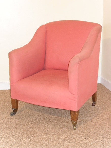 Antique SOLD - An Edwardian Tub Chair / Armchair c1900