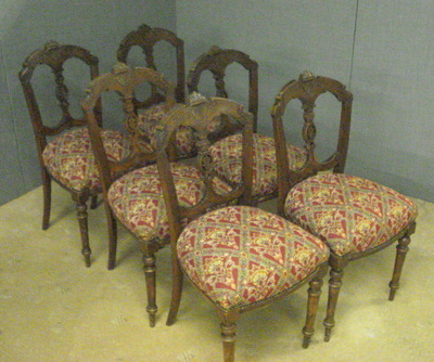 Antique VICTORIAN DINING CHAIRS  AS 279