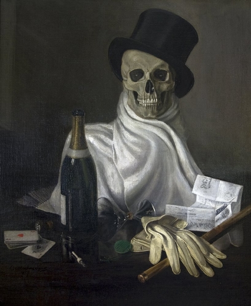 Linden Travers - The Death of a Gentleman  (the perfect Divorce Painting)
