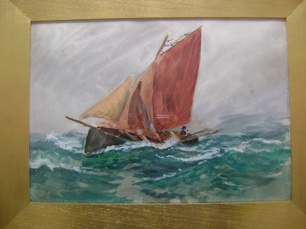 Charles Napier Hemy - The Mackerel Boat