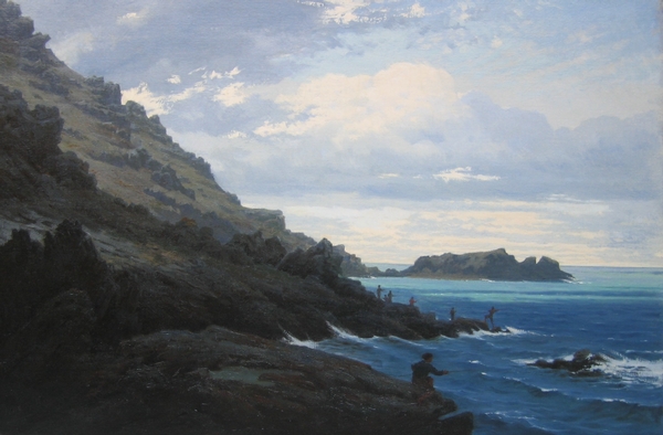 Alexandre Sege - Seascape and Rocky Shoreline