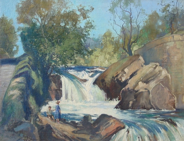 Lamorna Birch - Waterfall 