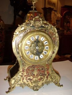FRENCH BOULE & TORTOISE SHELL BRACKET CLOCK C1850-60  