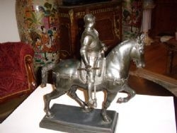 SPHELTER CONDOTTIERE SOLDIER ON HORSEBACK C1850-70 
