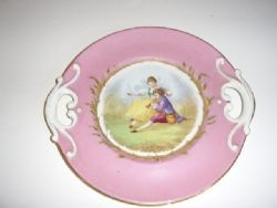 SEVRES CONTINENTAL HAND PAINTED CABINET PLATE