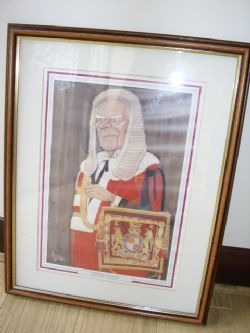 SET OF 5 CHARACTORTURES OF LORD HIGH CHANCELLORS OF GREAT BRITAIN (Drawn By Sallon) 