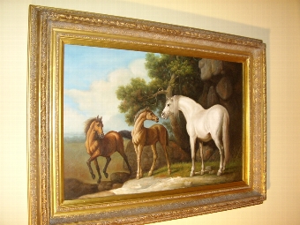 OIL ON CANVAS  IN STYLE OF STUBBS