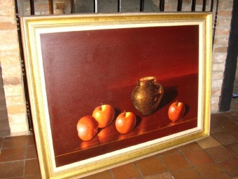 ORIGINAL LUCIANO GUARNIERI STILL LIFE FRUIT STUDY TITLED 
