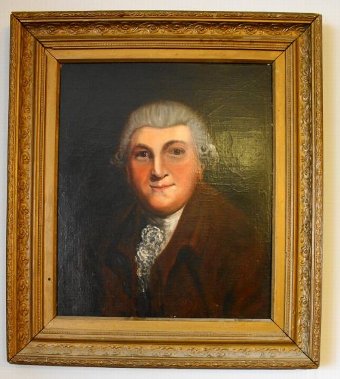OIL PORTRAIT OF FAMOUS ACTOR DAVID GARRICK BY ARTIST THOMAS HORNER GEORGE IV REGENCY PERIOD C1807...
