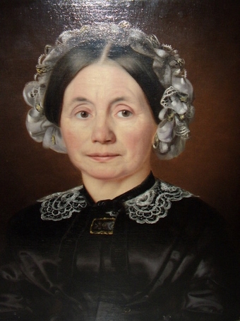 EARLY VICTORIAN PORTRAIT OF MAID 1840-60