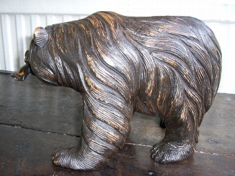 Antique BLACK FOREST CARVED BEAR C1900-20