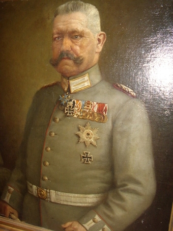 RARE PORTRAIT ONCE HUNG IN THE REICHSTAG PARLIAMENT BERLIN OF
