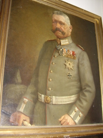 Antique RARE PORTRAIT ONCE HUNG IN THE REICHSTAG PARLIAMENT BERLIN OF