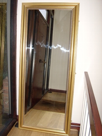 OVERMANTLE OR DRESS MIRROR 69 X 29 INCHES