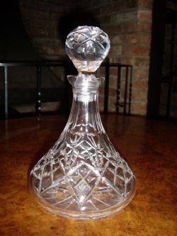 SHIPS GLASS DECANTER FOR PORT 