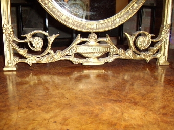 Antique TRIPPLE OVAL MIRRORS FREE STANDING ADAMS STYLE IN PLASTER & GILT FINISH 