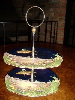 CAKE STAND TWO TIER C1930 