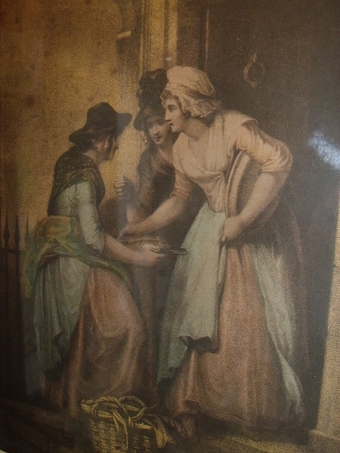 Antique CRIES OF LONDON TITLED 