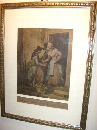 Antique CRIES OF LONDON TITLED 