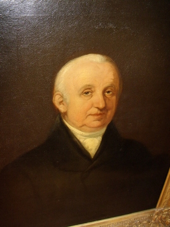 Antique A FINE 18TH. CENTURY OIL ON  CANVAS  PORTRAIT OF A COUNTRY SQUIRE  C1760-1780