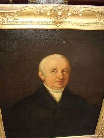 Antique A FINE 18TH. CENTURY OIL ON  CANVAS  PORTRAIT OF A COUNTRY SQUIRE  C1760-1780