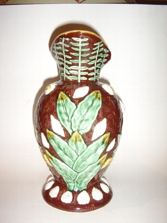 Antique MAJOLICA JUG  