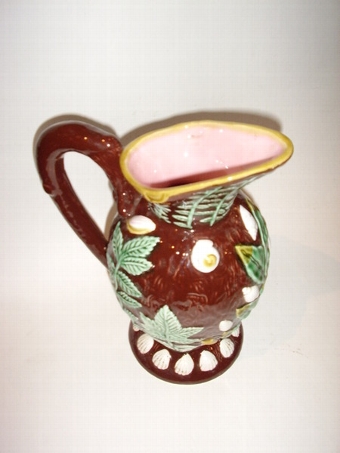 Antique MAJOLICA JUG  