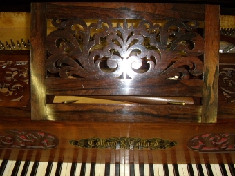 Antique COLLARD SQUARE PIANO BY COLLARD & COC1850 RECENTLY REFURBISHED & REPOLISHED