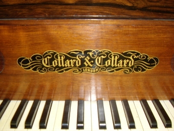 Antique COLLARD SQUARE PIANO BY COLLARD & COC1850 RECENTLY REFURBISHED & REPOLISHED
