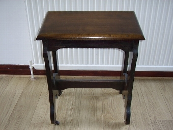 Antique VICTORIAN WALNUT PEDAL ORGAN C 1880 