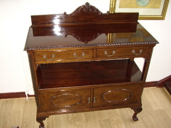 VICTORIAN MAHOGANY BUFFET SIDE SERVER SIDEBOARD